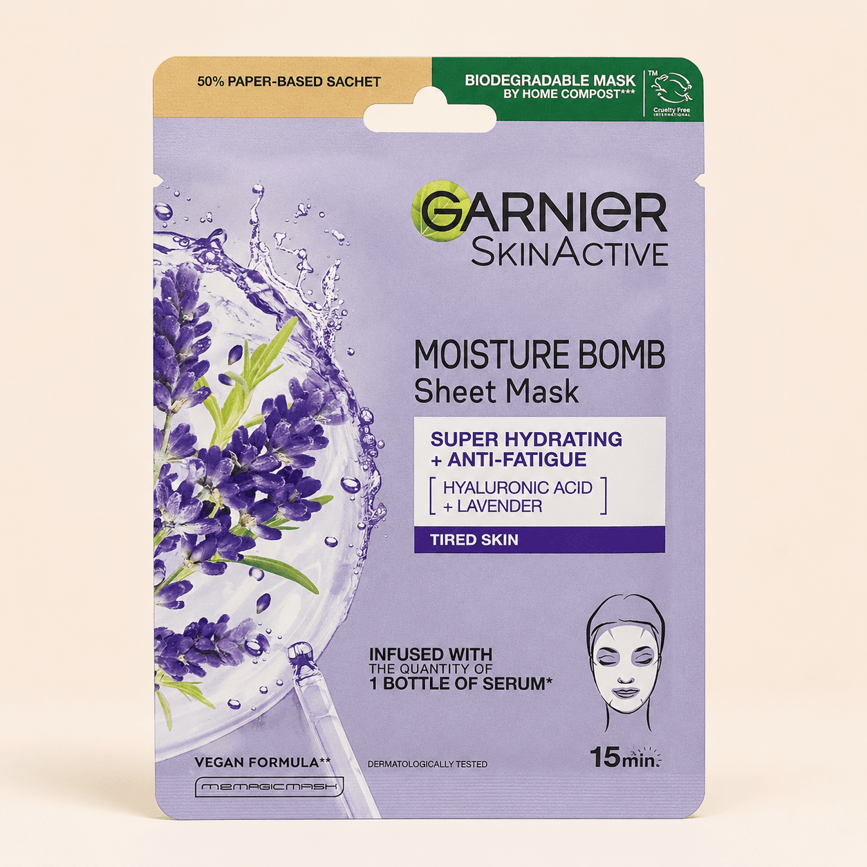 Moisture Bomb Sheet Mask Super Hydrating Anti-Fatigue (28g) thumbnail 4