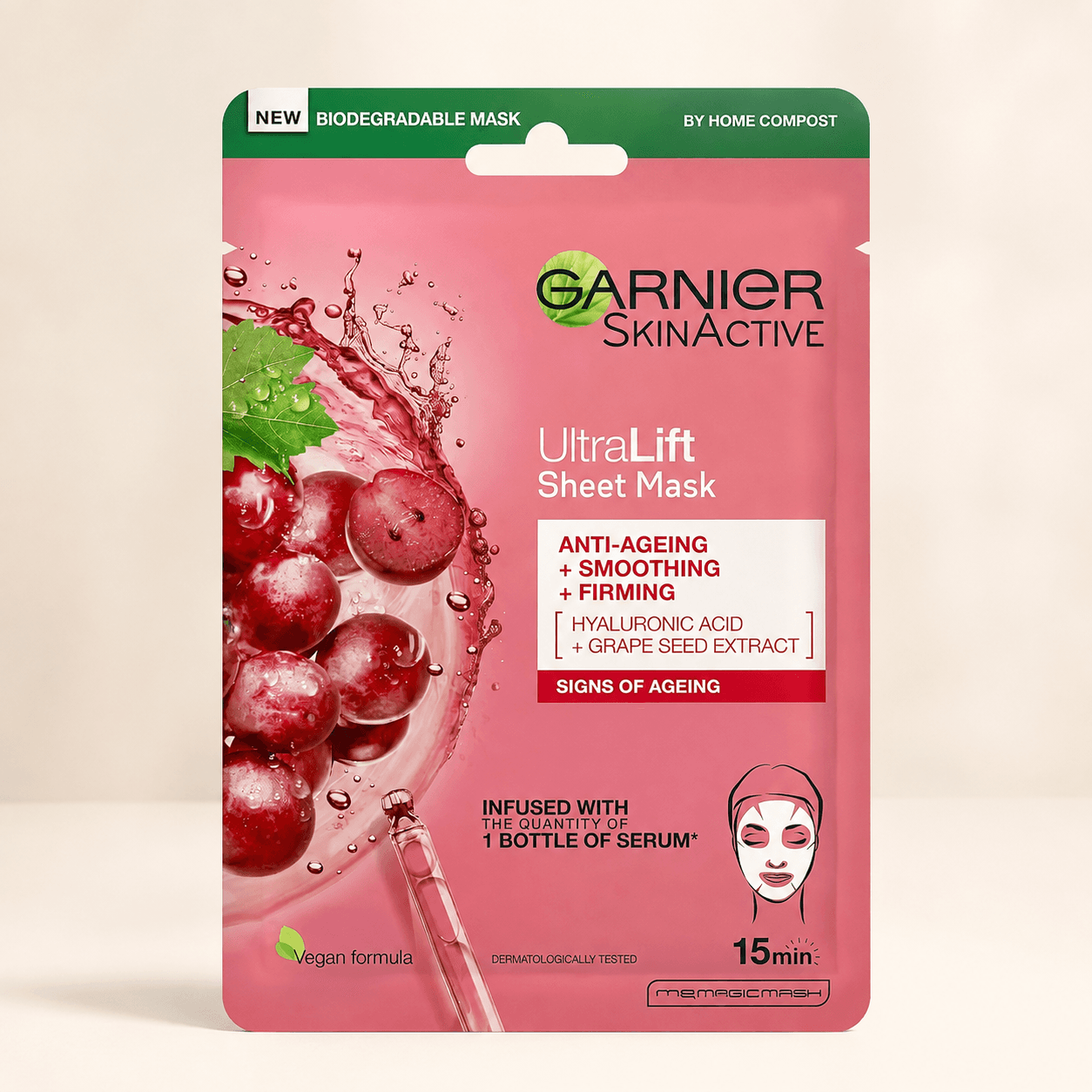 UltraLift Sheet Mask Anti-Ageing Smoothing Firming (28g) thumbnail 4