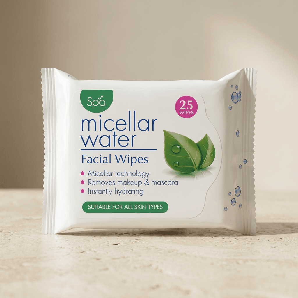 Micellar Water Facial Wipes (25 wipes)